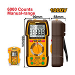INGCO 6000 Counts Manual-Range, 1000V Digital Multimeter - DM310002