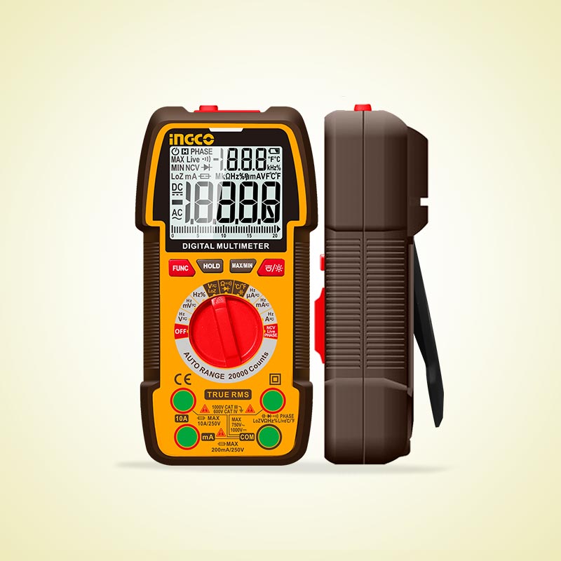 INGCO 20000 Counts Auto Range, 1000V Digital Multimeter - DM410003