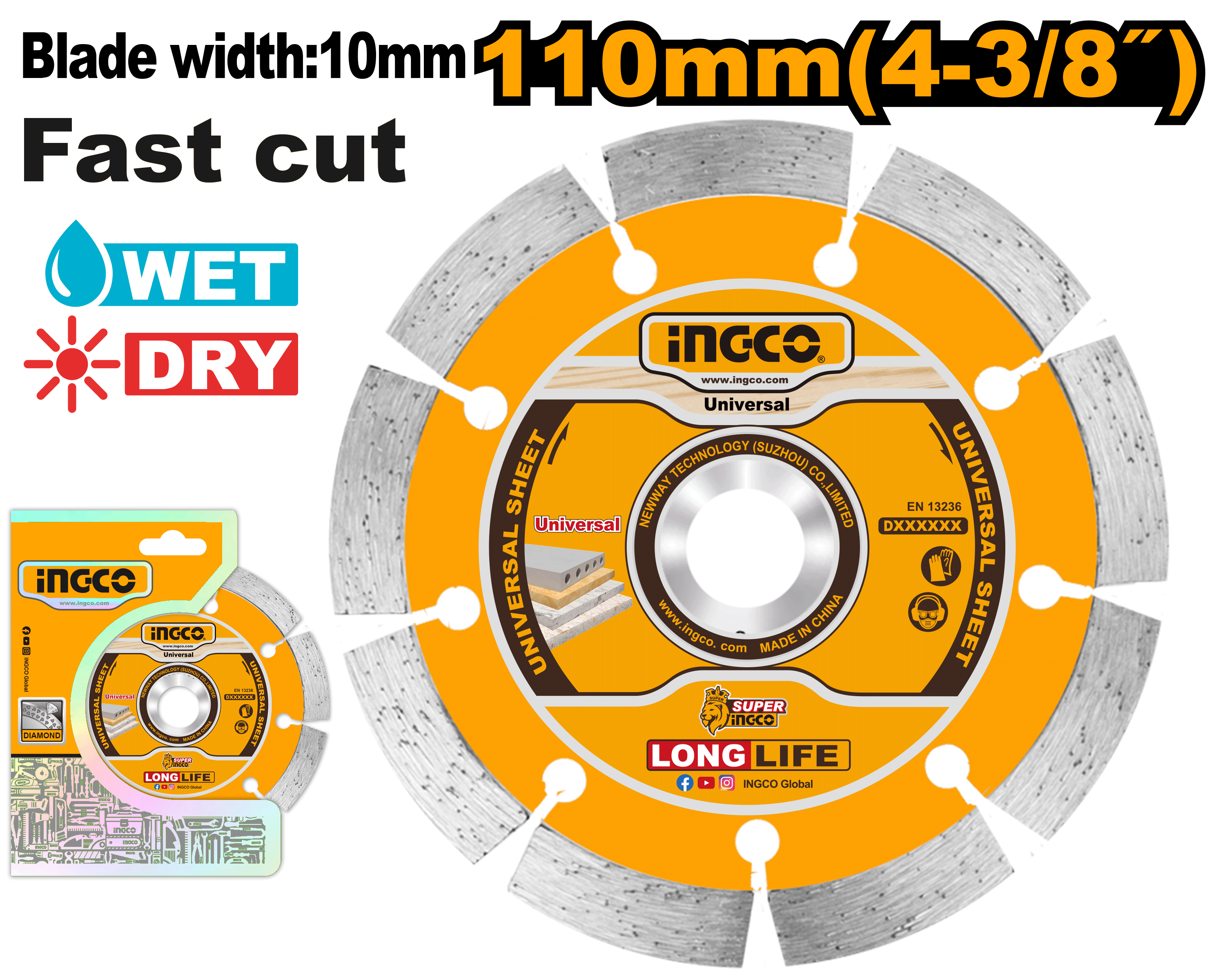 INGCO Dry Diamond Disc - DMD011102
