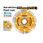 INGCO 115MM (4-1/2') Dry Diamond Disc - DMD011152