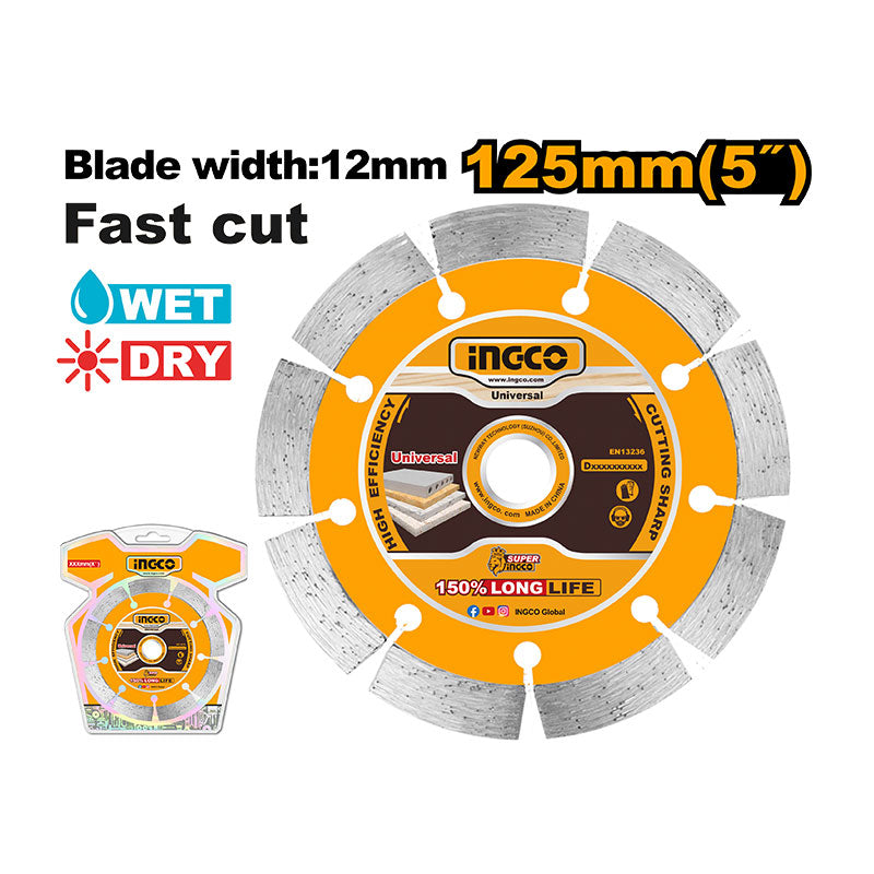 INGCO 125MM (5") Dry Diamond Disc - DMD011251