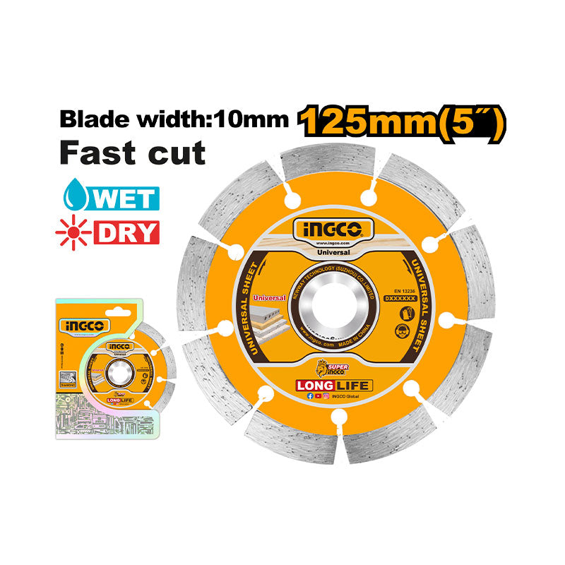 INGCO 125MM (5") Dry Diamond Disc - DMD011252