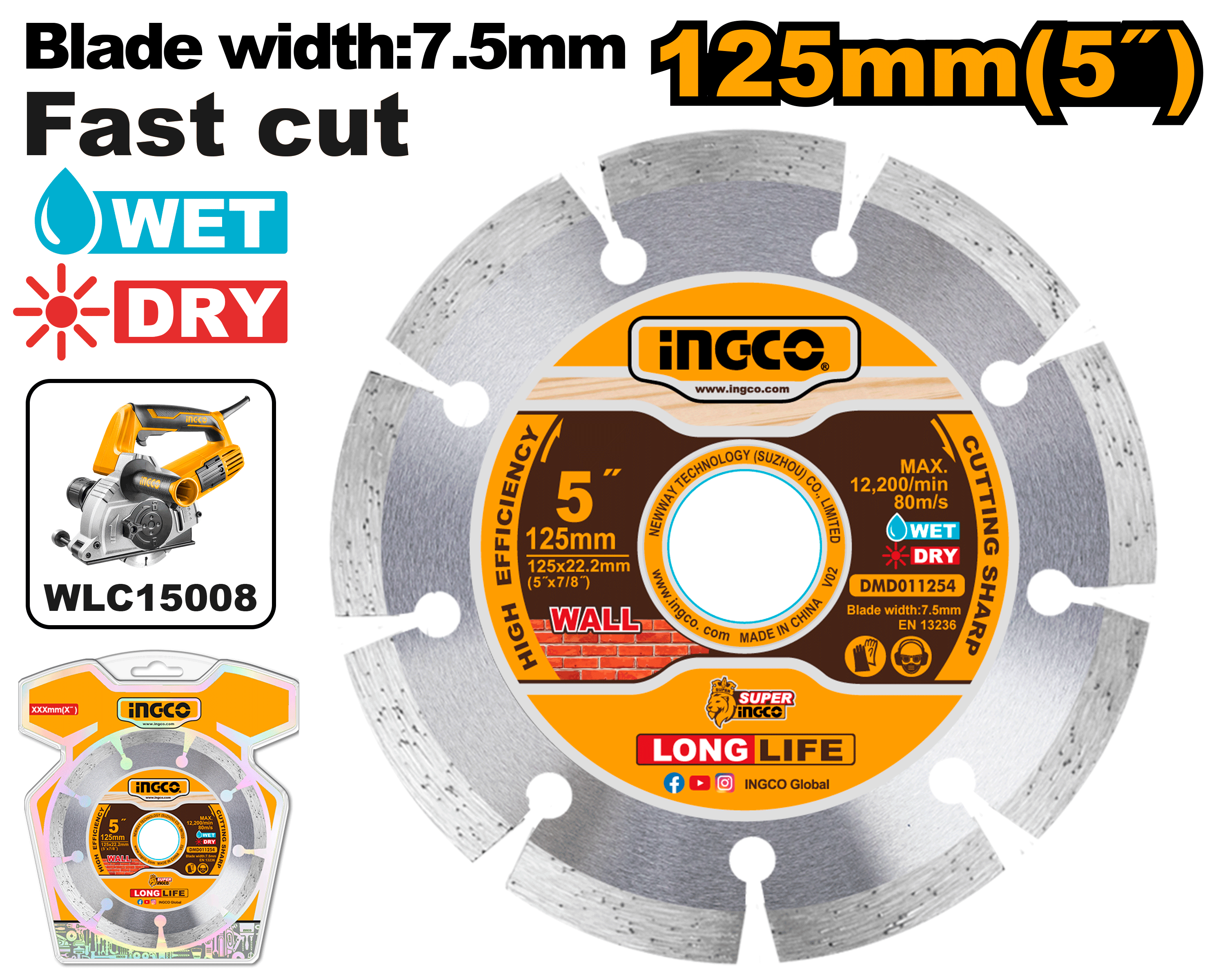 INGCO Dry Diamond Disc - DMD011254