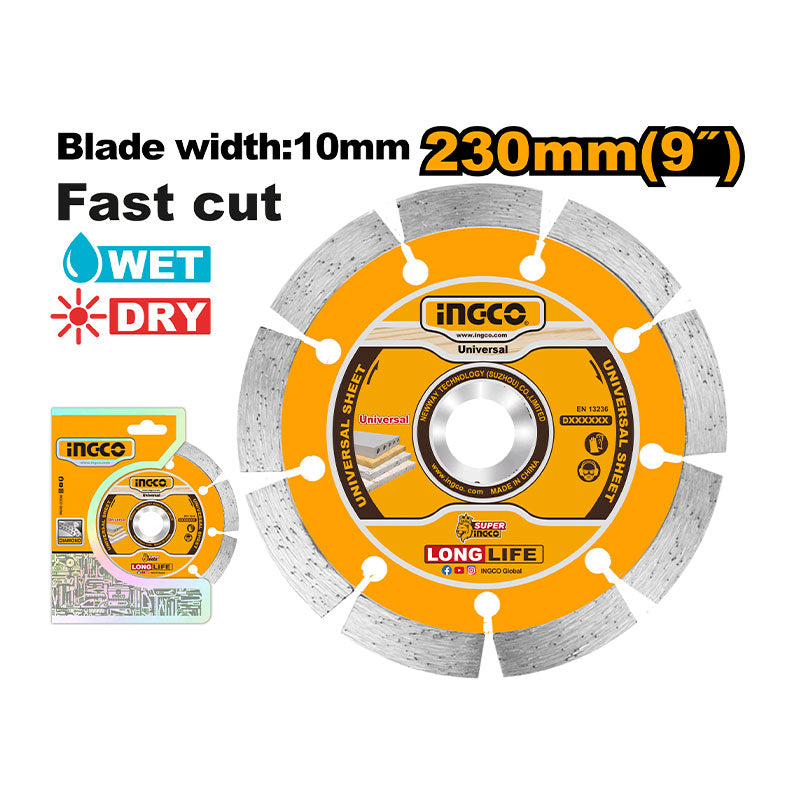 INGCO 230MM (9") Dry Diamond Disc - DMD012302