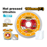 INGCO 180MM (7") Ultrathin Diamond Disc (Mesh rim) - DMD081801HT