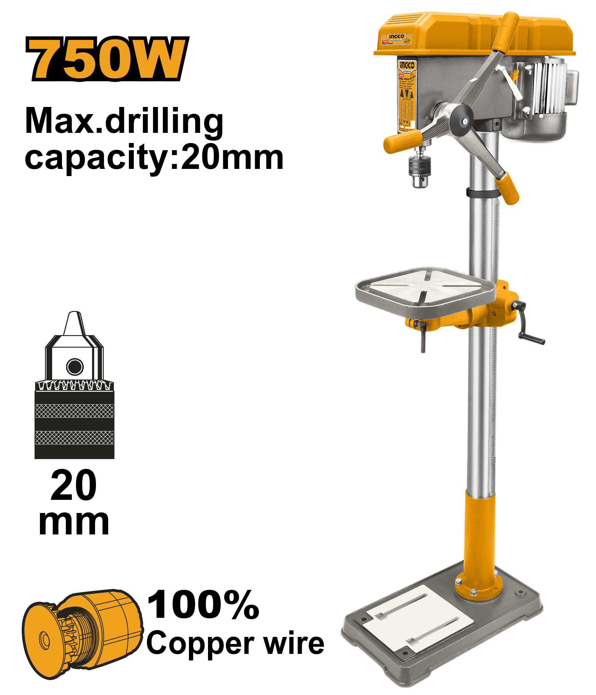 INGCO Drill Press - DP207505 Main image