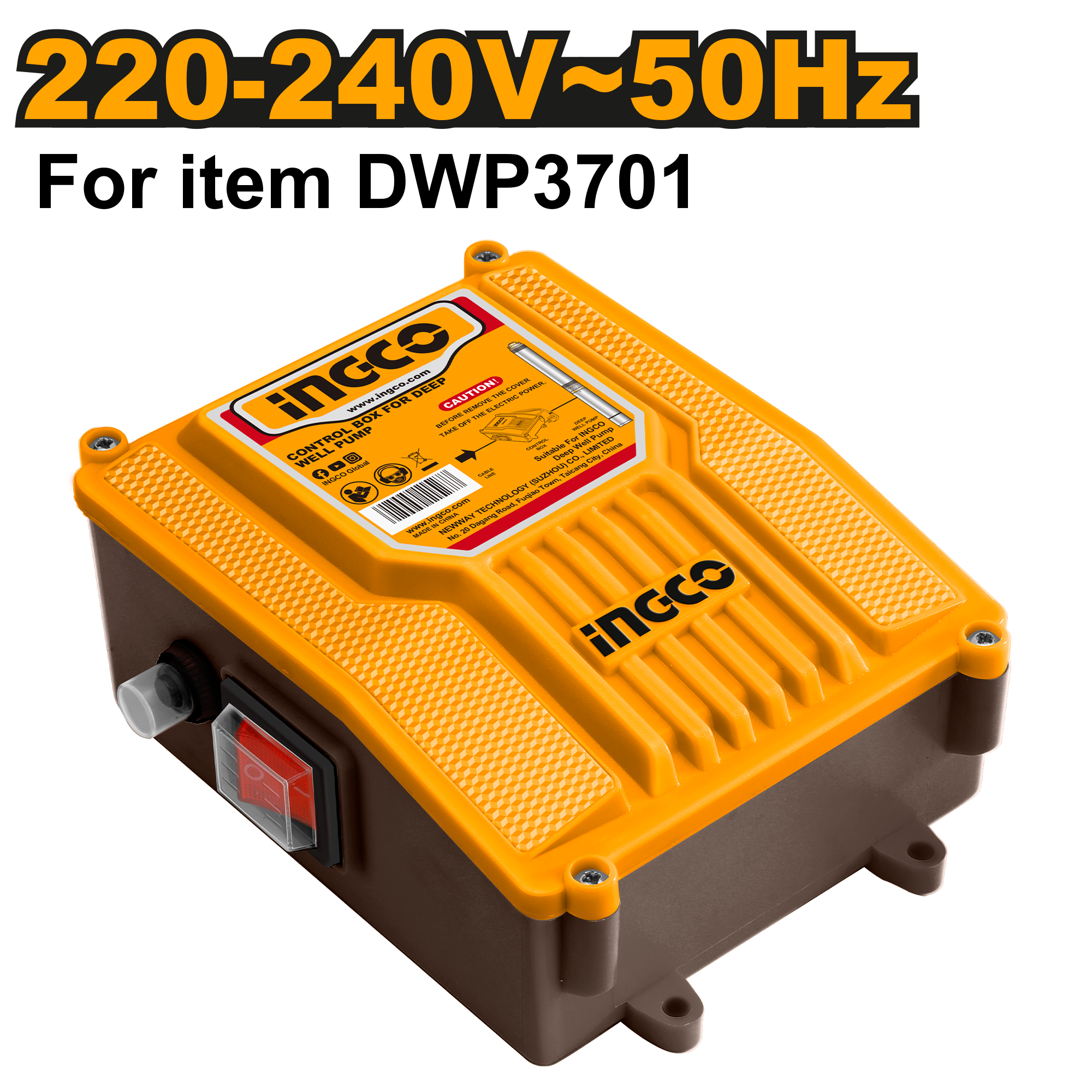INGCO Control Box for Deep Well Pump - DWP3701-SB