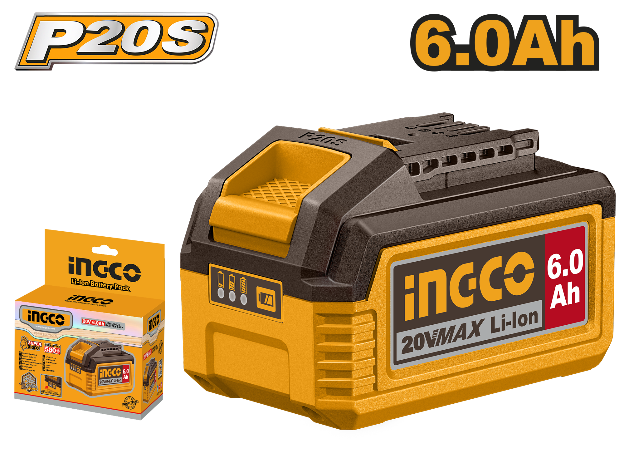 INGCO Lithium-Ion Battery Pack - FBLI2060 Main image