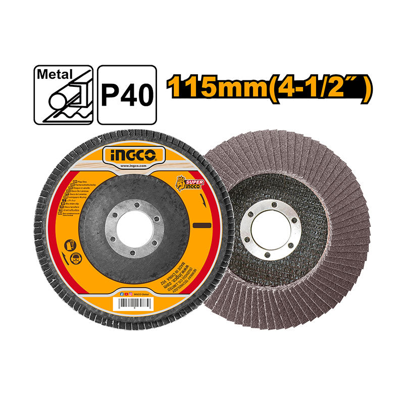 INGCO 115MM (4-1/2") Flap Disc - FD1151