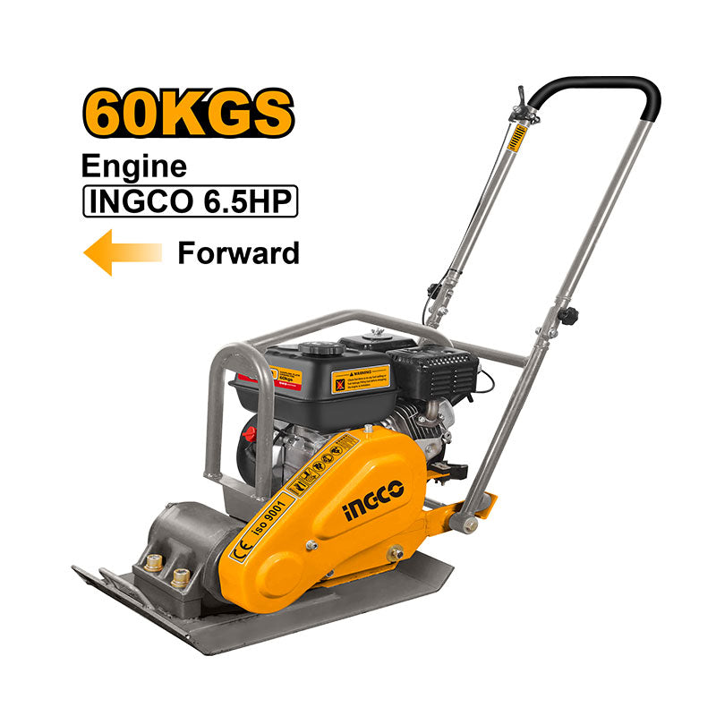 INGCO Gasoline Plate Compactor 4.8KW (6.5HP) 60KG - GCP060-2