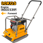 INGCO 90KGS 6.5HP Gasoline Plate Compactor - GCP100-2