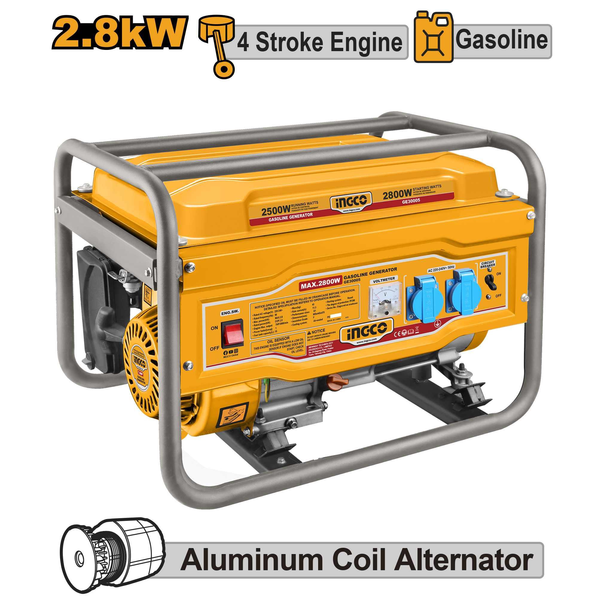 INGCO Gasoline Generator - GE30005