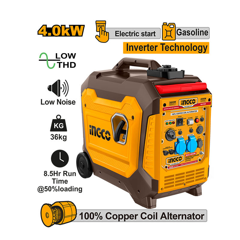 INGCO Inverter Gasoline Generator - GEI47506E