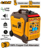 INGCO Inverter Gasoline Generator - GEI47506E