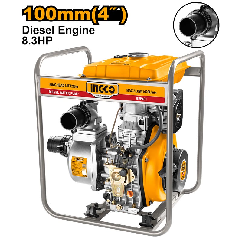 INGCO Diesel Water Pump 4" - GEP401 Main image