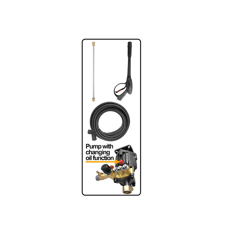 INGCO 212CC 7.0HP Gasoline Pressure Washer (1 Pcs 7.6m Pressure hose) - GHPW2103