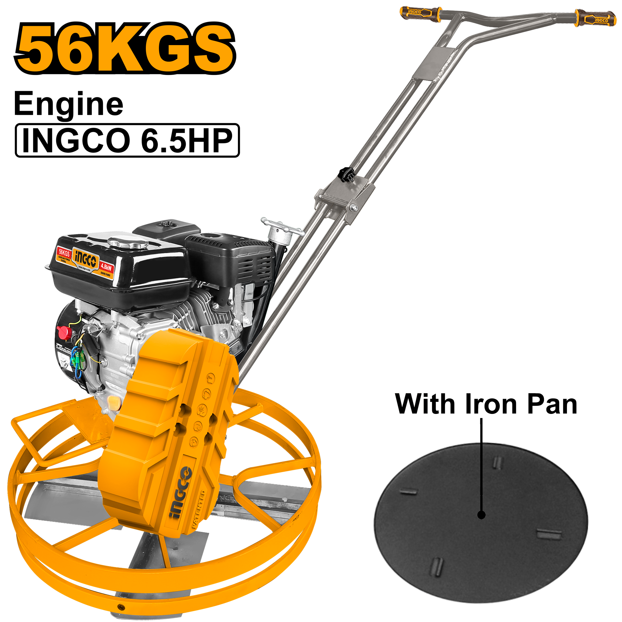 INGCO 56KGS 6.5HP Gasoline Power Trowel - GPT241-2 Main image