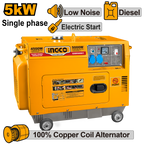 INGCO Silent Diesel Generator - GSE50001
