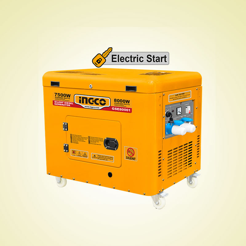 INGCO Silent Diesel Generator - GSE80001