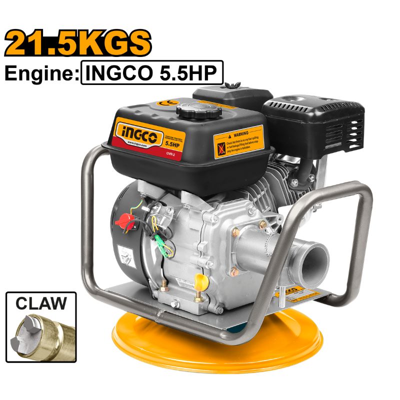 INGCO 21.5KGS 5.5HP Gasoline Concrete Vibrator (Claw type) - GVR-2