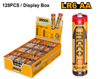 INGCO 128 PCs/Display Box, LR6 AA Alkaline Battery - HAB2A01