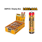 INGCO 300 PCs/Display Box, LR03 AAA Alkaline Battery - HAB3A01