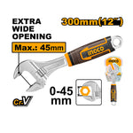 INGCO 300MM (12") Extra Wide Opening Adjustable Wrench - HADW131128