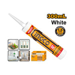 INGCO 300ML Acetic Silicone Sealant (White) - HASS01