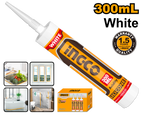INGCO 300ML Acetic Silicone Sealant (White) - HASS01