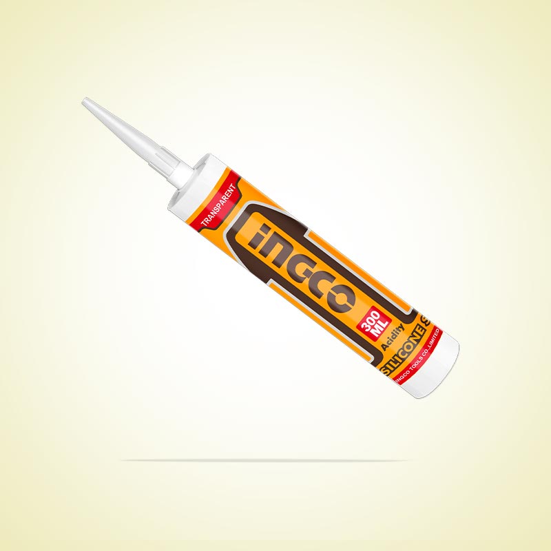 INGCO 300ML Acetic Silicone Sealant (Transparent) - HASS02