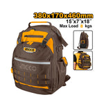 INGCO 380x170x460MM Tool Backpack - HBP01028