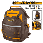 INGCO 380x170x460MM Tool Backpack - HBP01028
