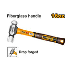INGCO 16 Oz Ball Pein Hammer - HBPH81016