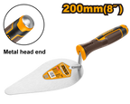 INGCO Metal Head End, 200MM (8") Bricklaying Trowel - HBT818