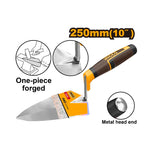 INGCO 1-Piece, Metal Head End, Integrated Forged Bricklaying Trowel - HBT910