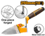INGCO 1-Piece, Metal Head End, Integrated Forged Bricklaying Trowel - HBT910