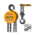 INGCO 5 Tonx3M Double Chain Block - HCBK0105