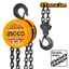 INGCO 5 Tonx3M Double Chain Block - HCBK0105
