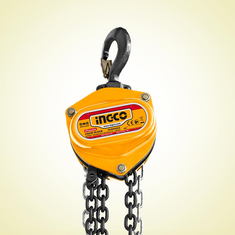 INGCO 2 Tonx3M Single Chain Block - HCBK0202