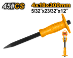 INGCO 4x18x300MM Concrete Chisel - HCC0841218