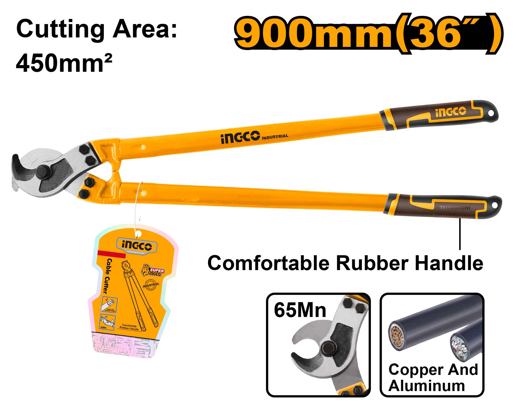 INGCO 900MM (36") Cable Cutter - HCCB0136 Main image