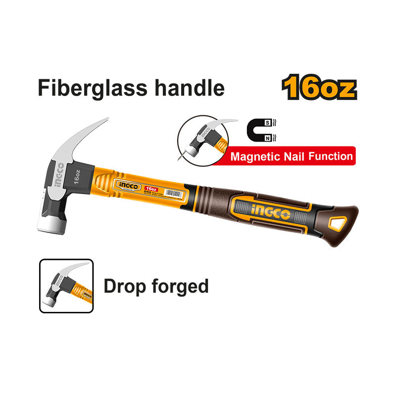 INGCO 16 Oz Claw hammer - HCH81016