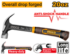 INGCO 20 Oz Claw Hammer - HCH81020L