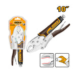 INGCO 10" Curved Jaw Locking Plier - HCJLW0210