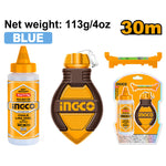 INGCO 113g/4Oz 30M Chalk Line Reel - HCLR0130