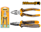 INGCO 200MM (8") Combination Pliers - HCP08208