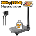 INGCO 300KG (660LB) Electronic Scale with 50G Graduation - HESA33003
