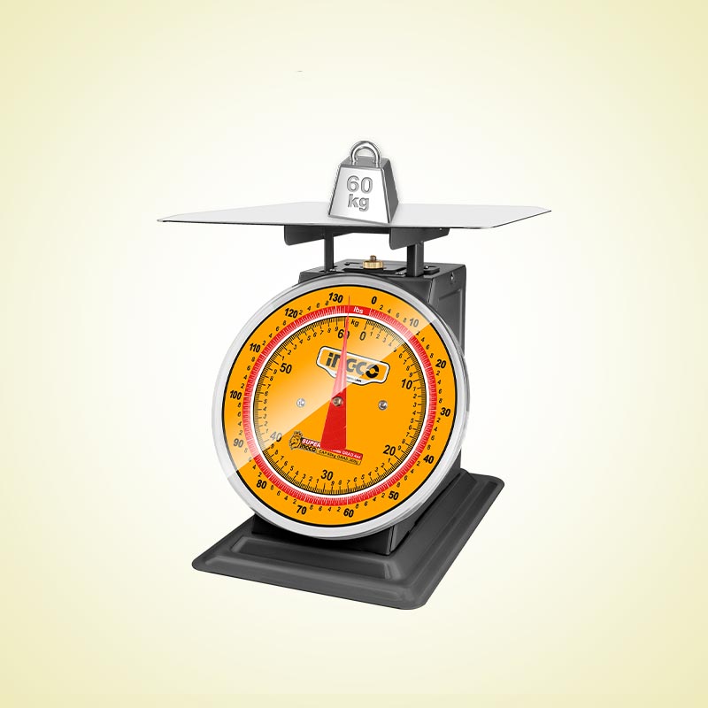 INGCO 60KG/130LB Spring Scale with 200G Graduation - HESA5601