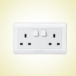 INGCO BS Socket 2 Gang 13A - C100 - HESST0213A