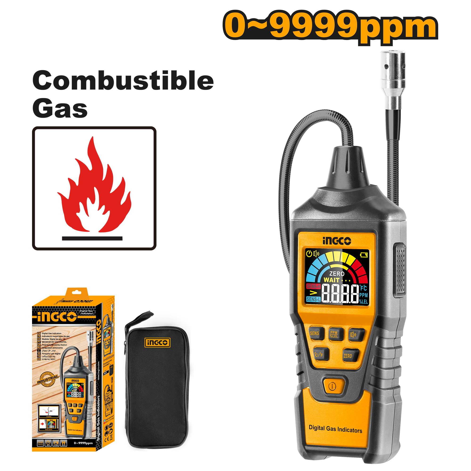 INGCO Digital Gas Indicators - C20 - HETGA01